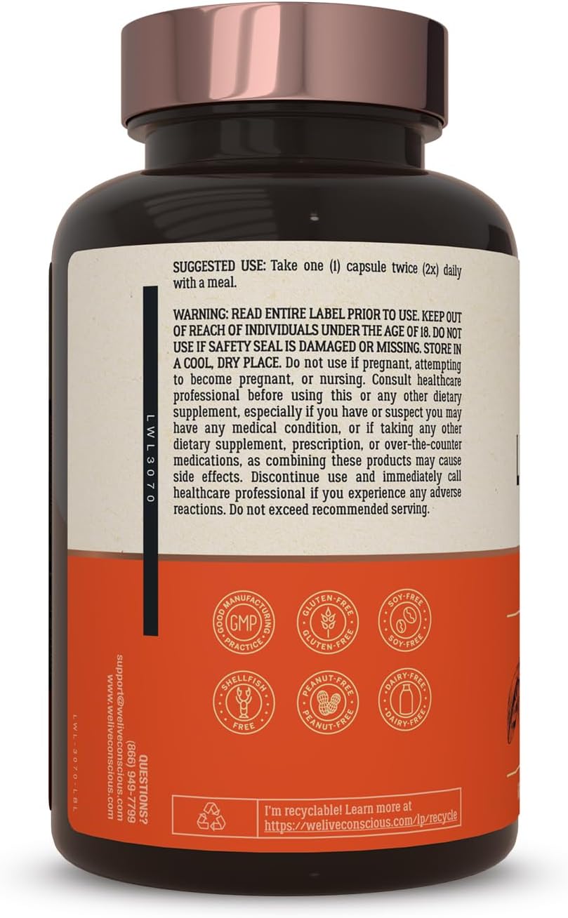 LiverWell Liver Cleanse Supplement with Milk Thistle, N-Acetyl Cysteine, Alpha Lipoic Acid - Supports Liver Health, Detox, Metabolism - 2 Pack