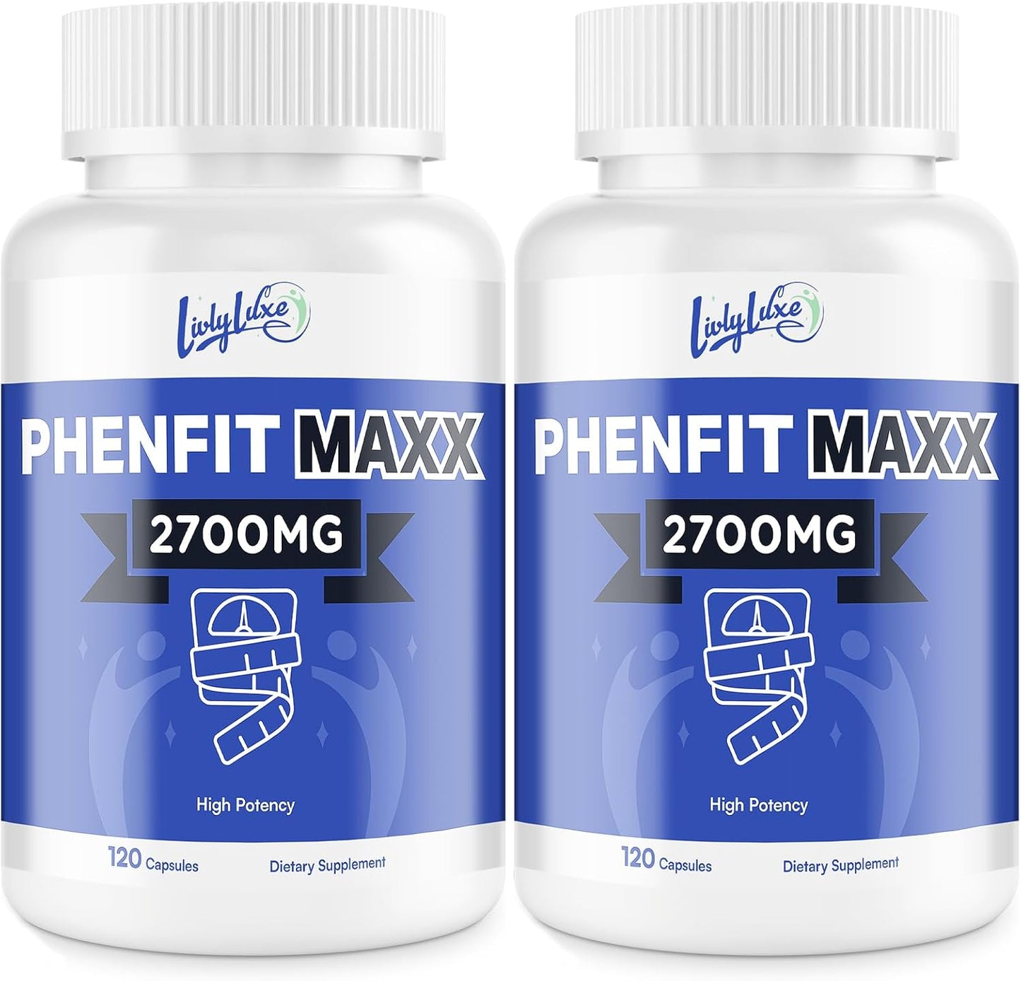 LivLyLuxe PhenFit-Maxx Weight Loss Supplement - Powerful Appetite Suppressant and Metabolism Booster with CLA and L-Carnitine - Weight Loss Pills for Women and Men - 240 Capsules