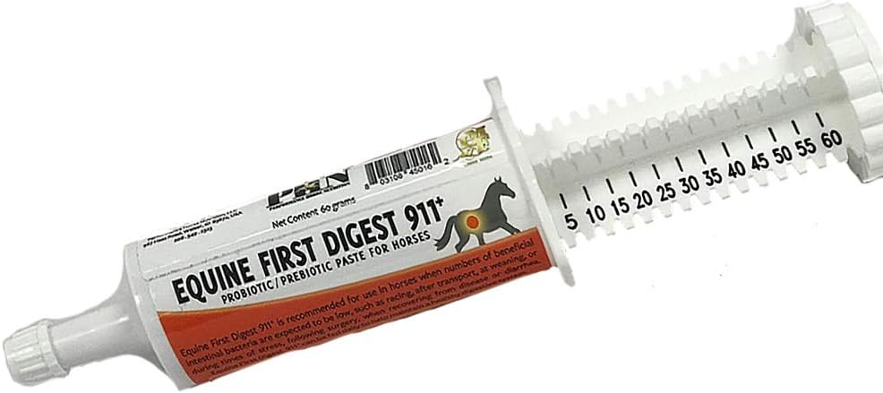 LMF Feeds Equine First Digest 911+ Digestive Aid Paste for Horses - Support your horse's digestion with this paste supplement