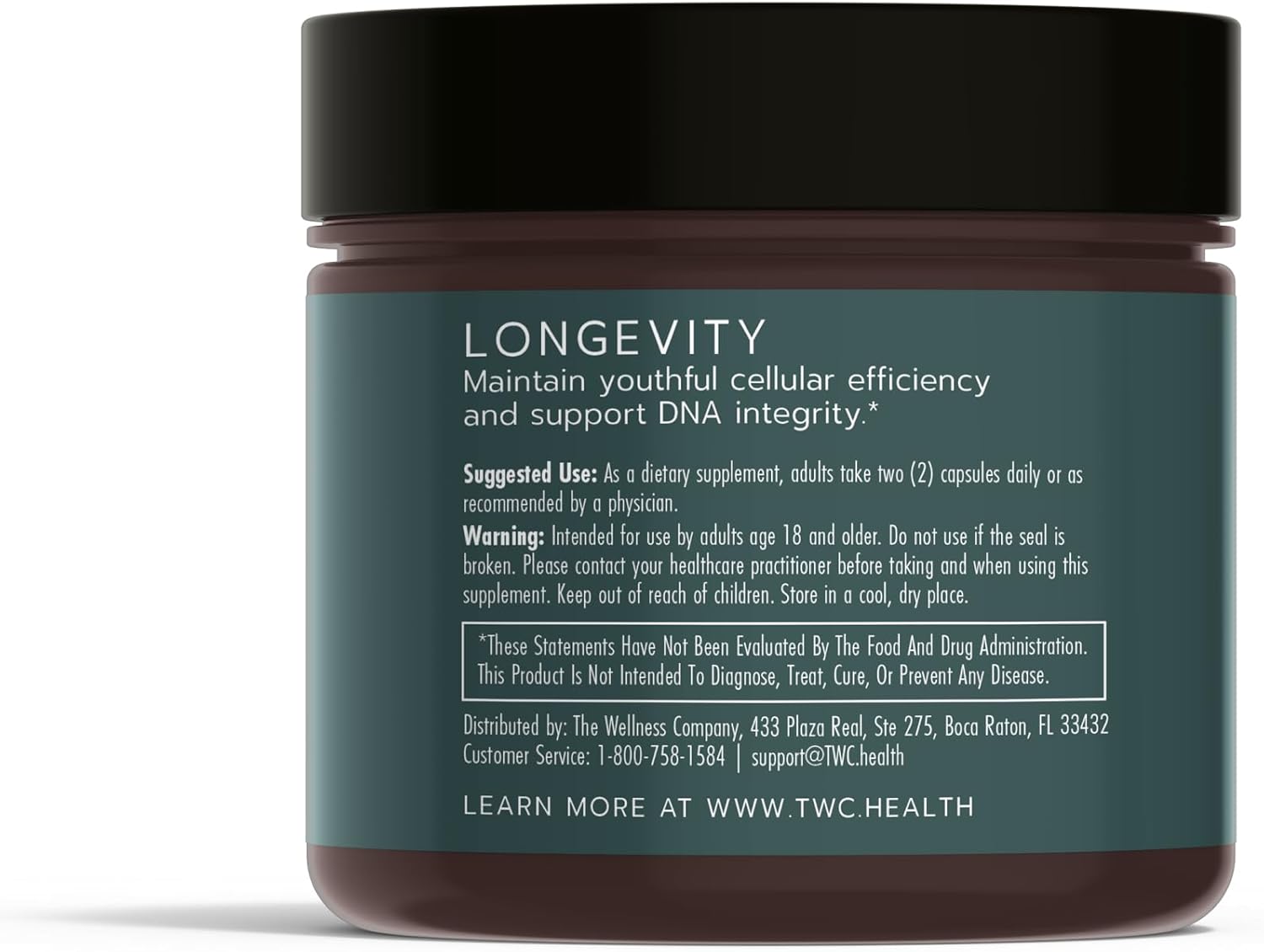 Longevity Supplement with NR and Glutathione for Cellular Function - 60 Capsules - Vegan & Gluten Free - Boost Energy and Vitality