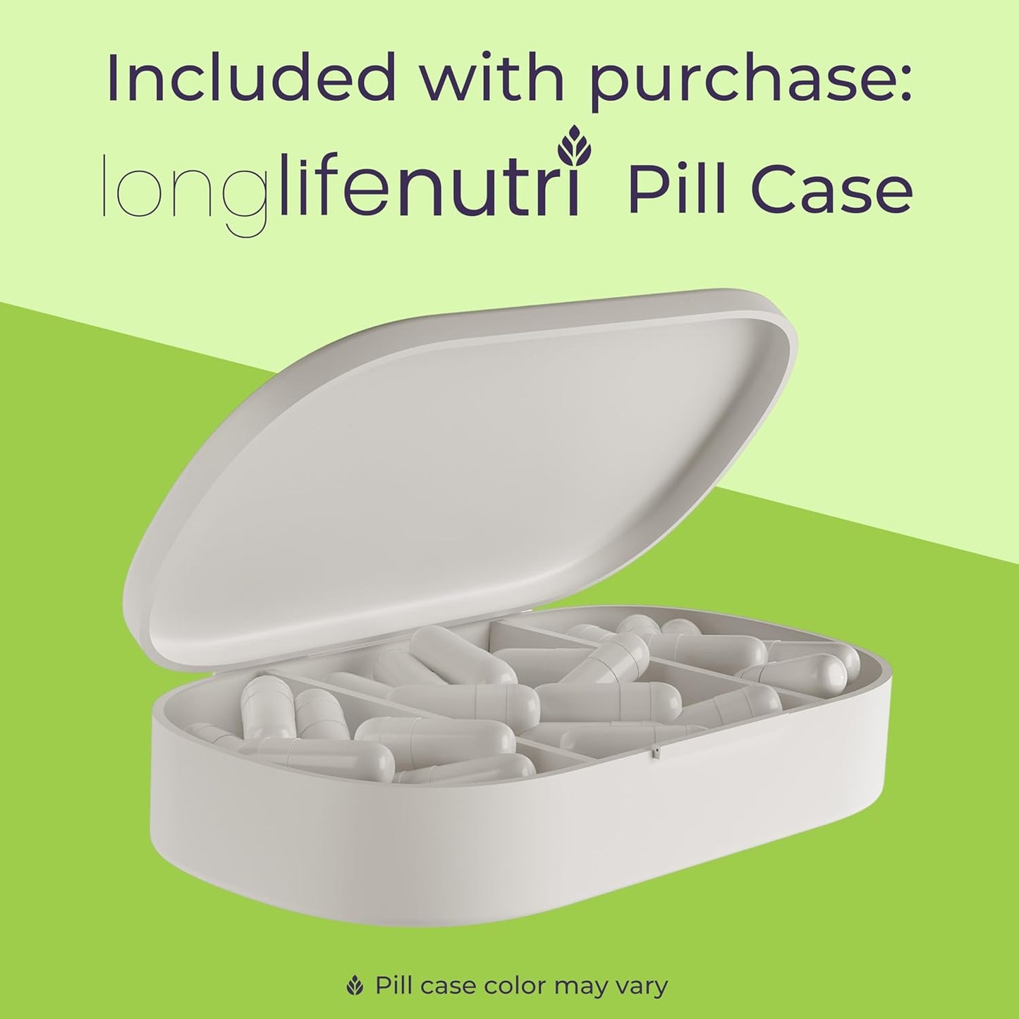 LongLifeNutri Citrus Bergamot Extract 500mg Capsules - 120 Vegetarian, 40% Polyphenolic Flavanones, Plant-Based Antioxidant, USA-made