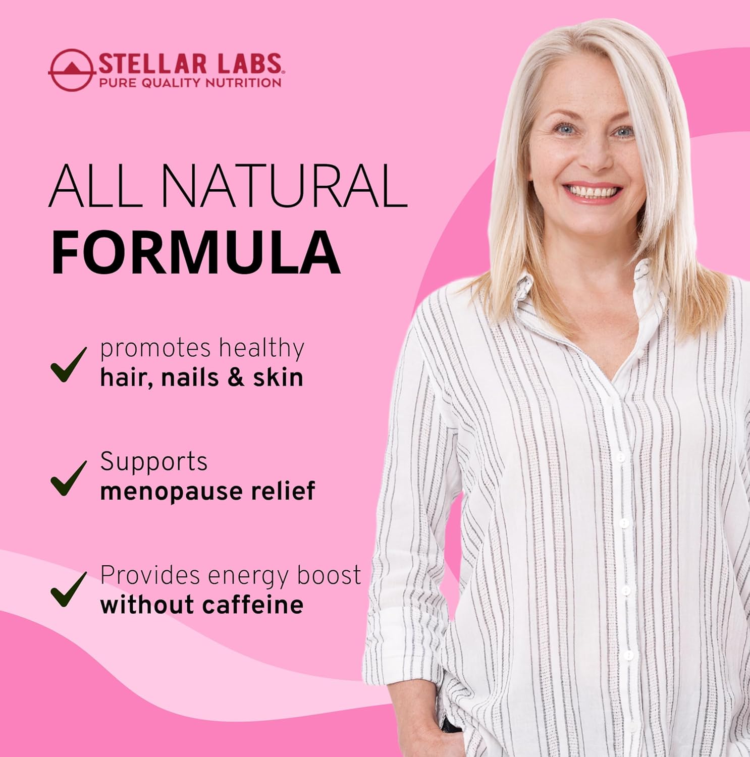 Low FODMAP Vegan Women's Ultra Multi-Vitamin for Low Energy Support | Iron-Free Digestible Daily Multivitamin for Females | Easy to Swallow Veggie Capsules - 60 Count