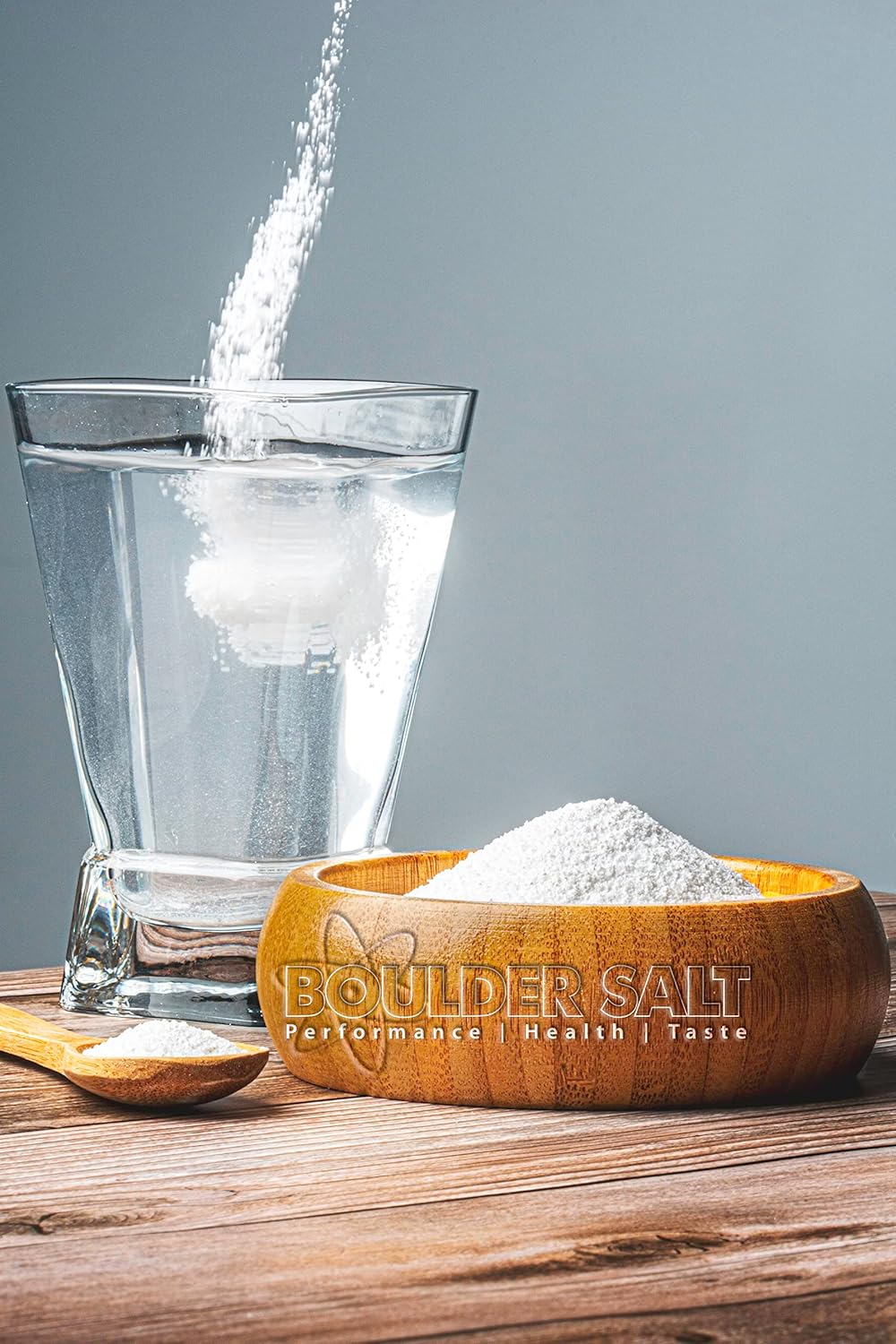 Low Sodium Boulder Salt for Cramps, High Blood Pressure, and POTS Syndrome - Unflavored Salt for Food or Water - 113 Servings