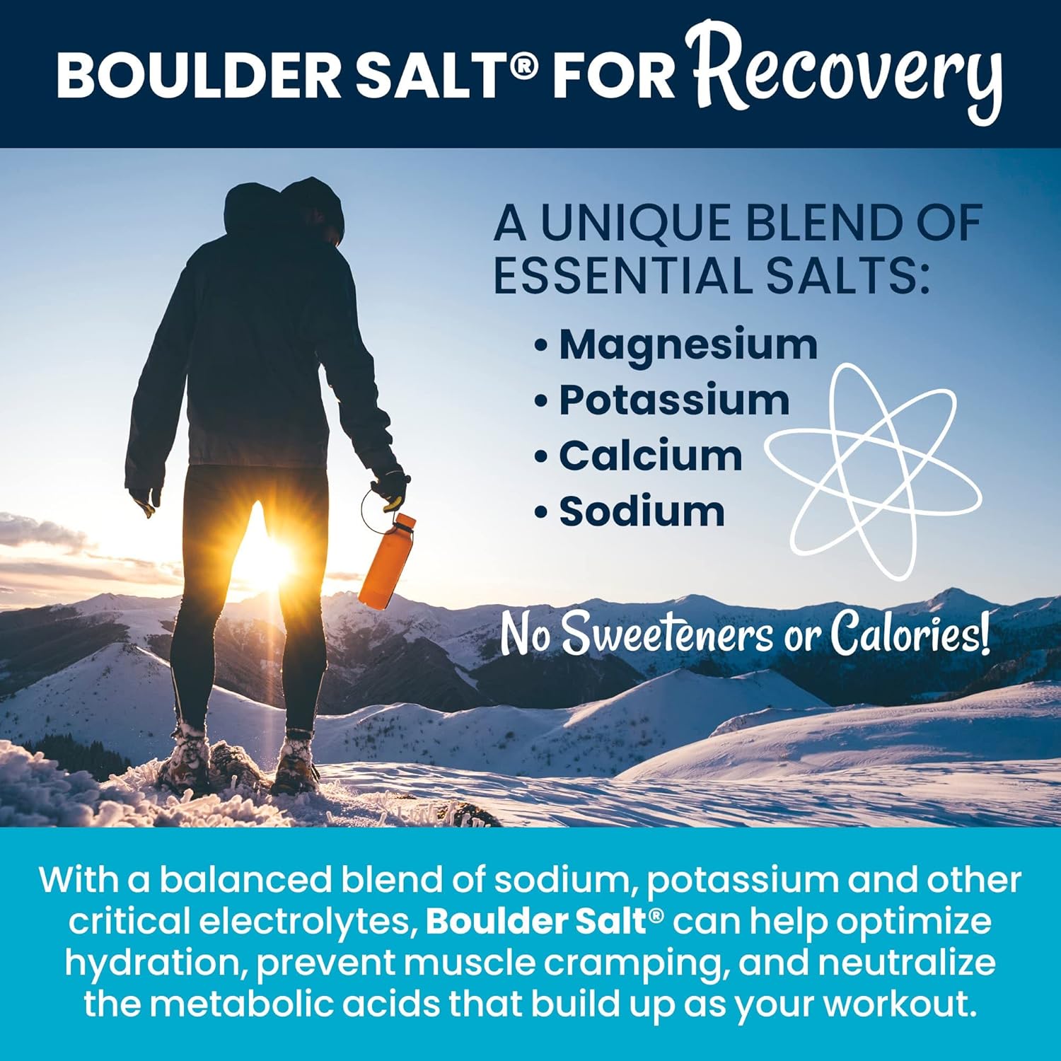 Low Sodium Boulder Salt for Cramps, High Blood Pressure, and POTS Syndrome - Unflavored Salt for Food or Water - 113 Servings