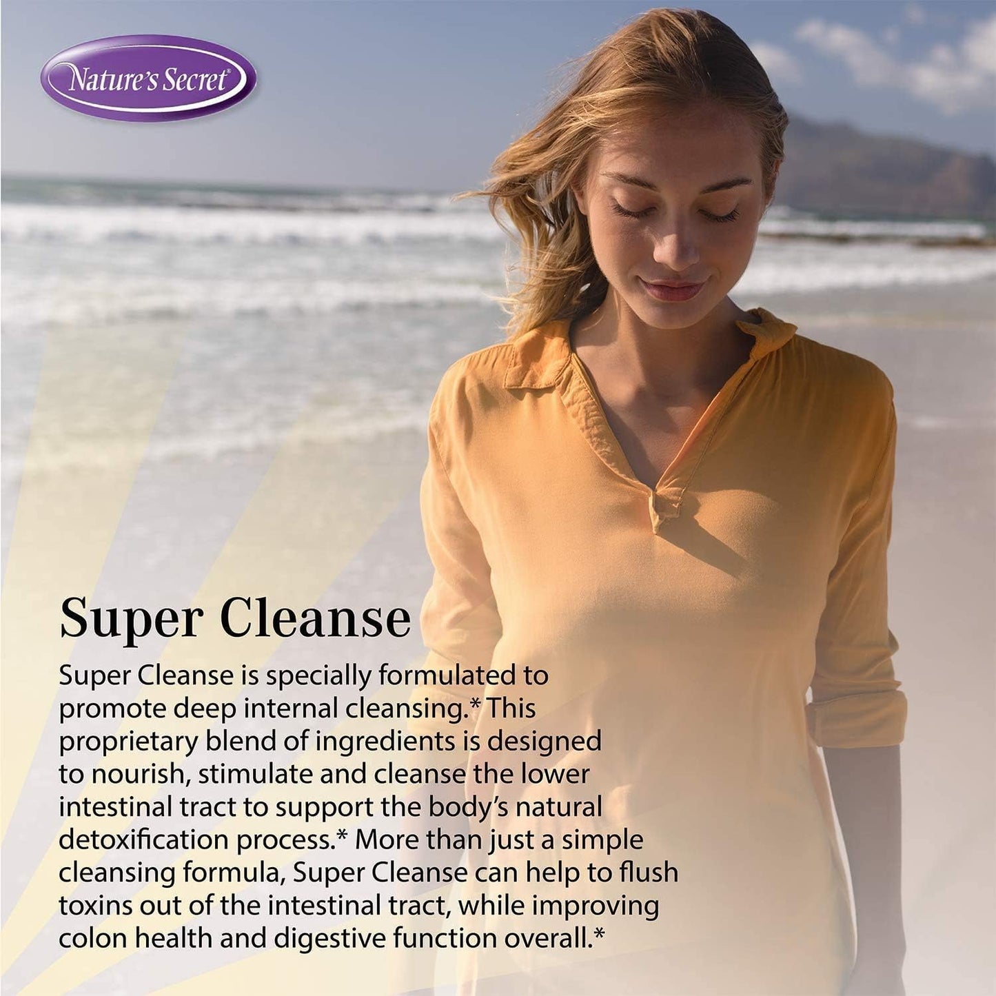 Lumintrail Super Cleanse Extra Strength Toxin Detox Tablets with Pill Case, 200 Count - Gentle Total Body Cleanse & Digestive Support