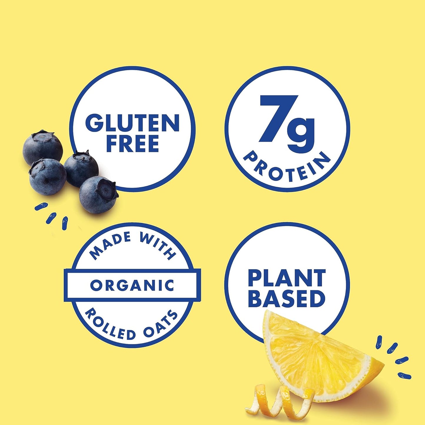 LUNA Bar Variety Pack & Mash-Ups LemonZest Blueberry Bars Combo - Gluten-Free Non-GMO Snack Bars with Protein (27 Bars Total)