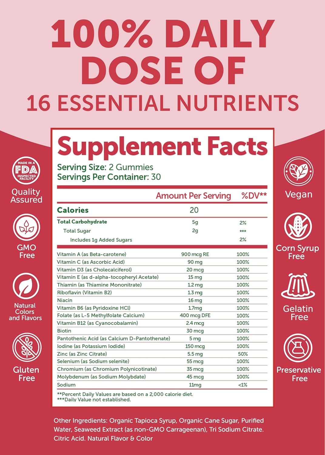 Lunakai Collagen and Women's Multivitamin Gummies Bundle - Non-GMO Anti Aging Supplements with Biotin, Zinc, Vitamin C & E - 30 Day Supply