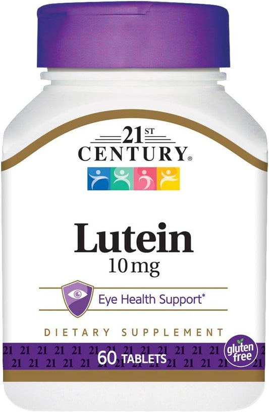 Lutein 10 mg Tablets - 180 Count for Eye Health in the 21st Century