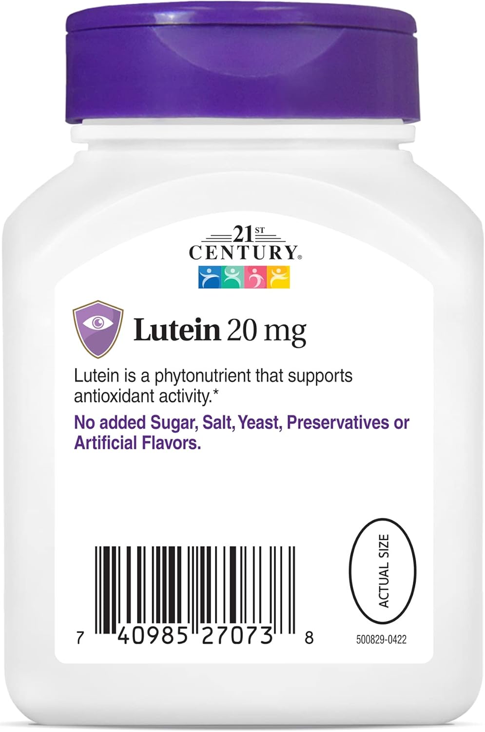 Lutein 20 mg Softgels: Premium Vision Support Supplement, 60 Count in 21st Century Formula