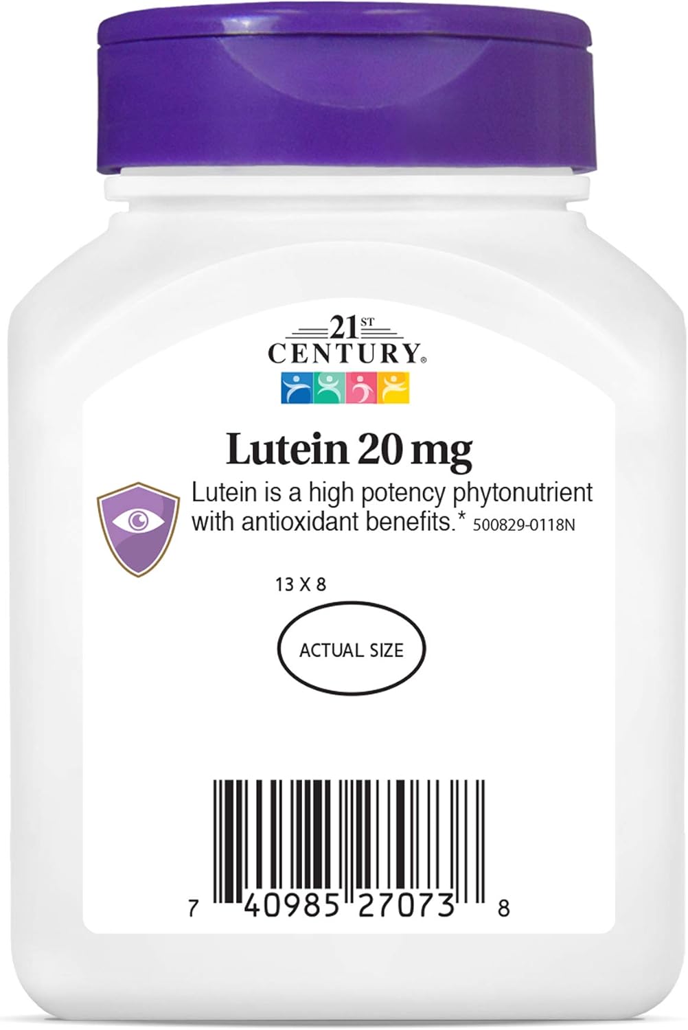 Lutein 20 mg Softgels: Premium Vision Support Supplement, 60 Count in 21st Century Formula
