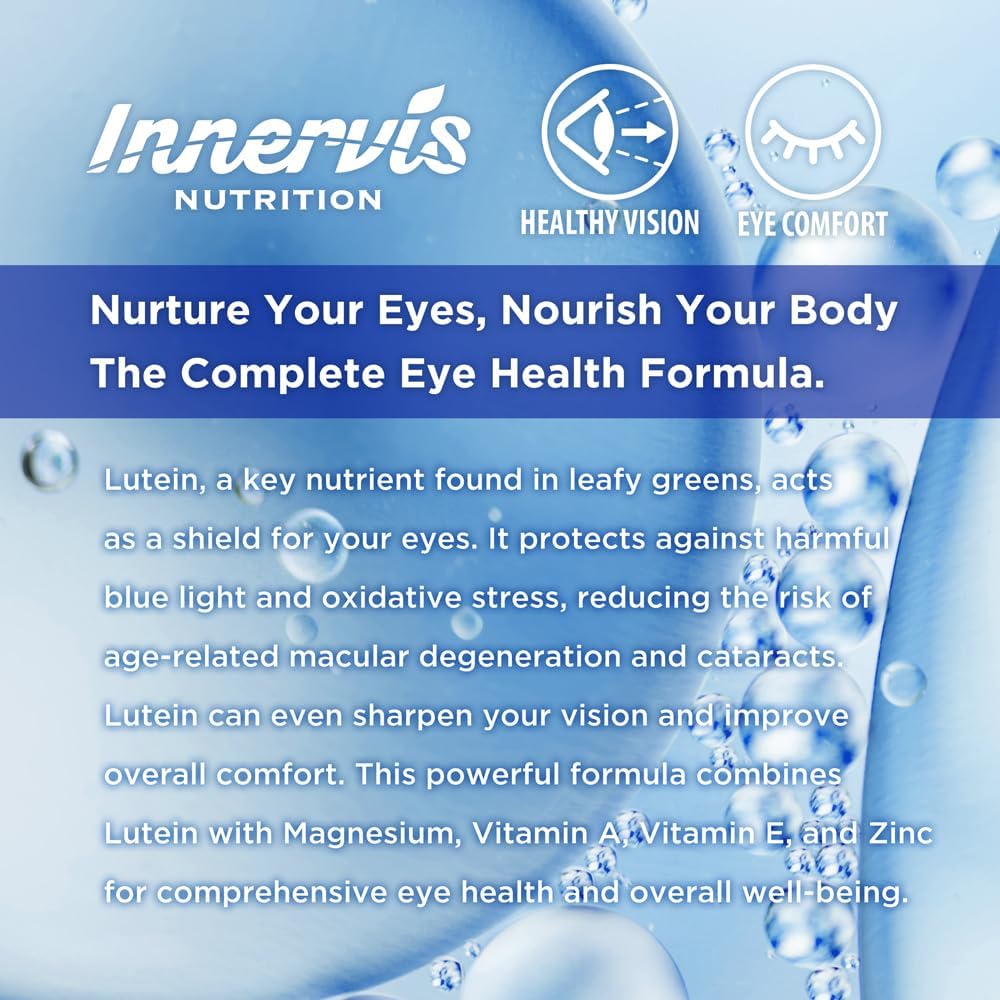 Lutein Magnesium Complex Softgels for Eye Health and Comfort - Antioxidant Supplement