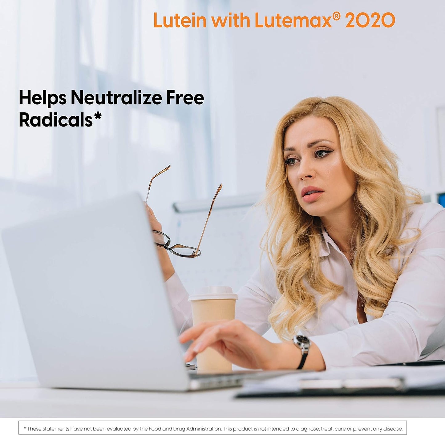 Lutemax Lutein Supplement for Eye Health - 20 mg, 180 Softgels, Non-GMO, Gluten Free, Soy Free - Doctor's Best
