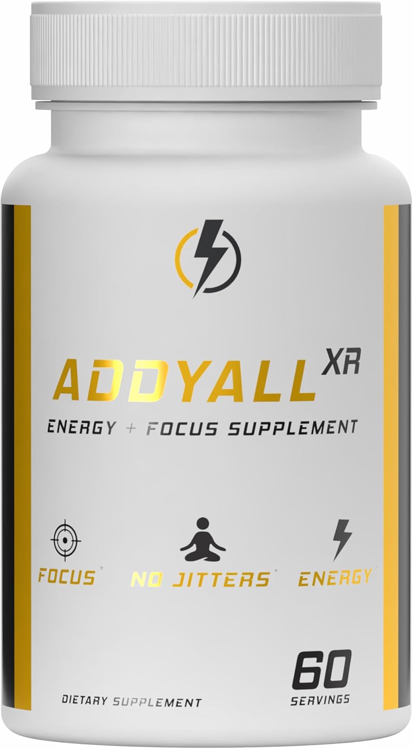 Luxury Energy Management: True Wood AddyAll - Premium Brain Booster Supplement for Focus, Energy, and Memory - 60 Day Supply