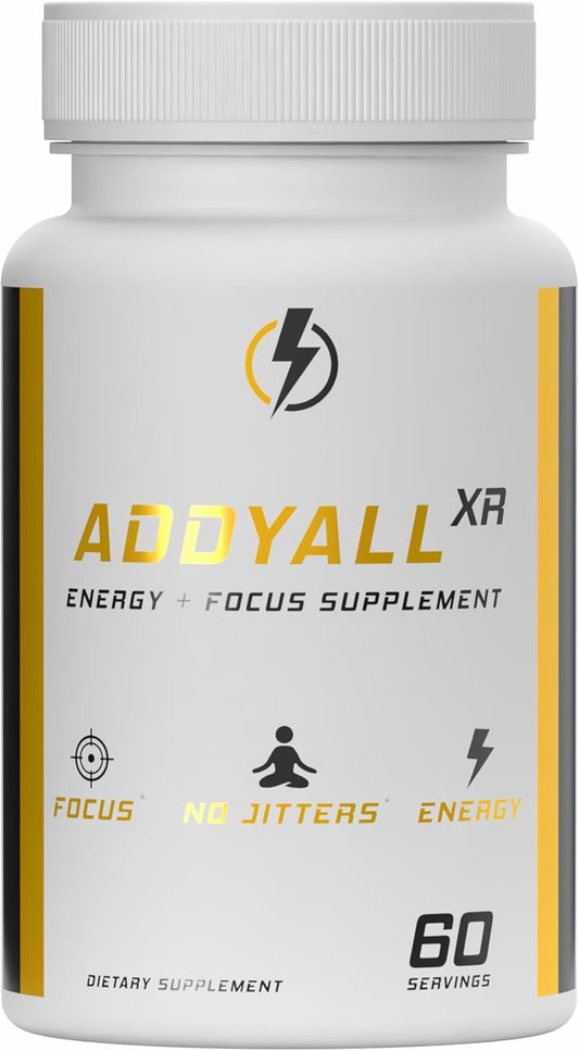 Luxury Energy Management: True Wood AddyAll - Premium Brain Booster Supplement for Focus, Energy, and Memory - 60 Day Supply