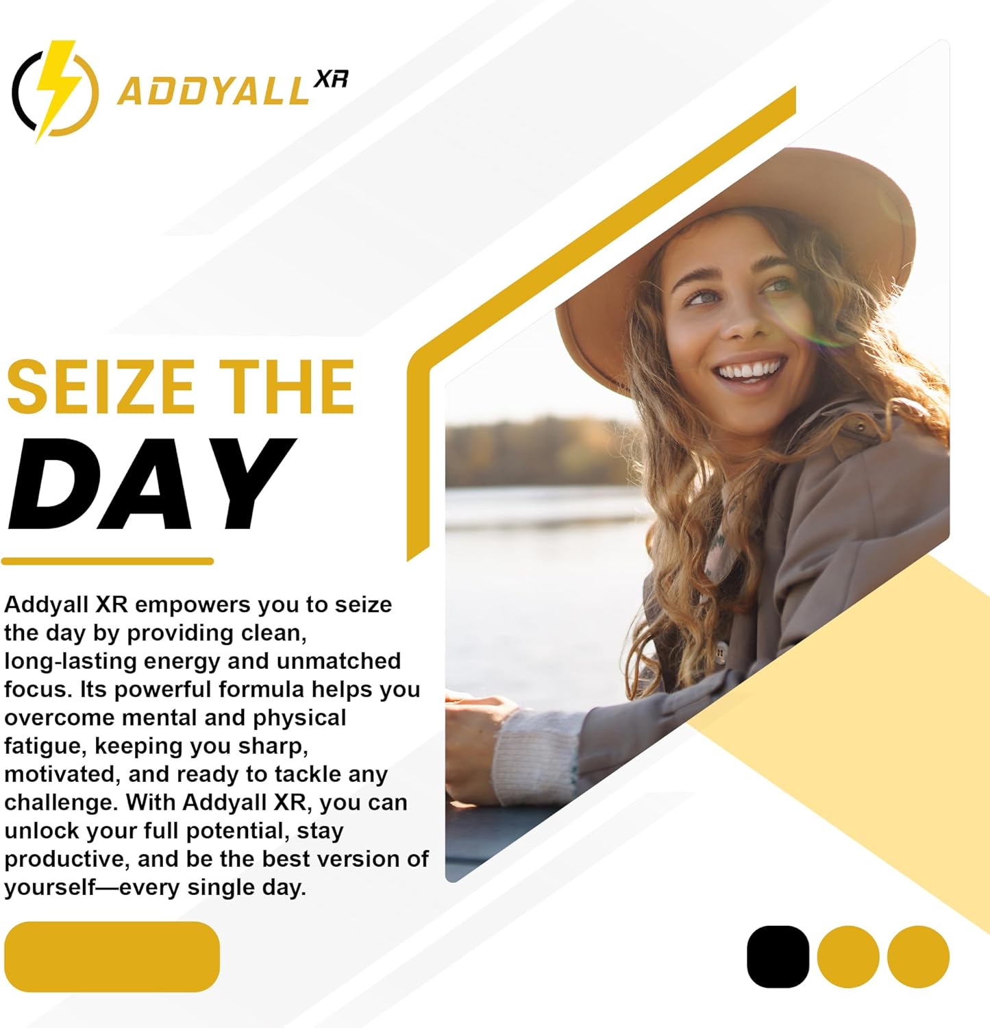 Luxury Energy Management: True Wood AddyAll - Premium Brain Booster Supplement for Focus, Energy, and Memory - 60 Day Supply
