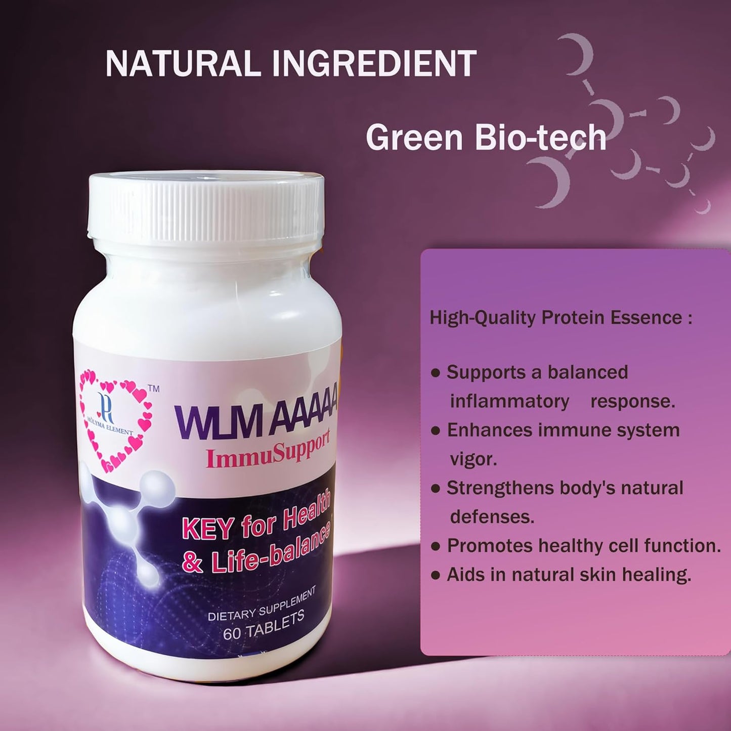 Lysozyme Supplement for Inflammation Support, Immune Boost & Digestive Health - H-HOLYMA WLM AAAAA