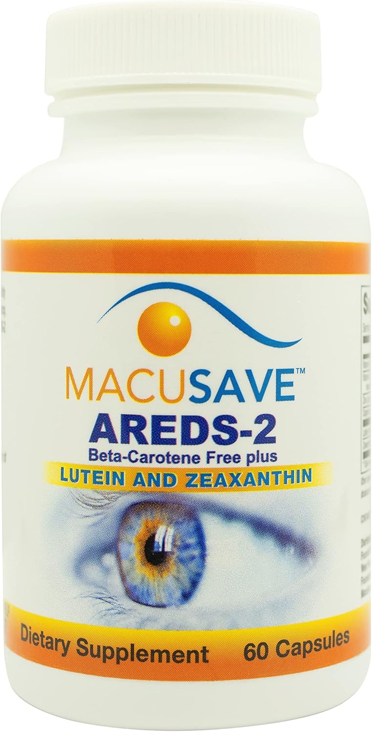 MacuSave-S Eye Vitamins and Minerals with AREDS-2 Formula for Eye Health