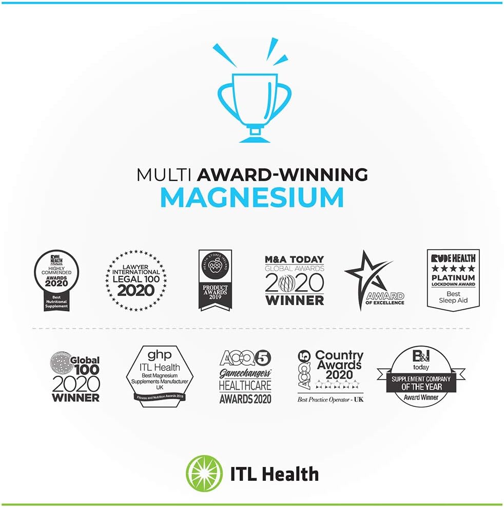 MAG365 ITL Health BF Plus Calcium - Ionic Magnesium Citrate Powder with Vitamin K2 D3 - Natural Citrus Flavor - Bone Support Formula