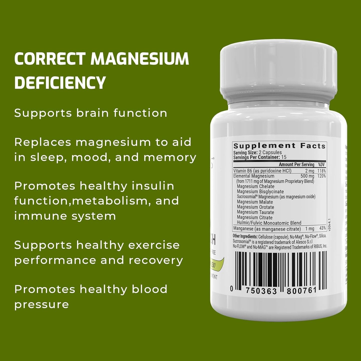 Magnesium Breakthrough 4.0 & MassZymes 4.0 Bundle - Sleep, Brain, Digestive Health Support Supplement