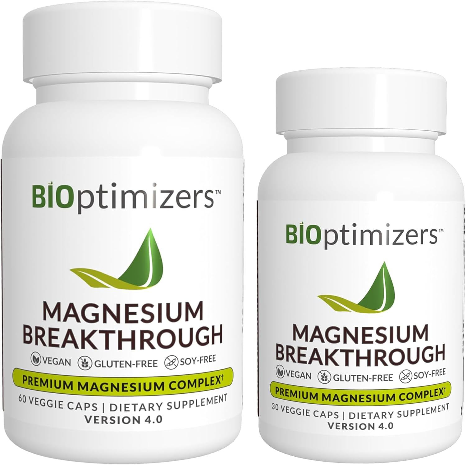 Magnesium Breakthrough Supplement 4.0 - 7 Forms of Magnesium for Natural Sleep and Brain Health - 90 Capsules