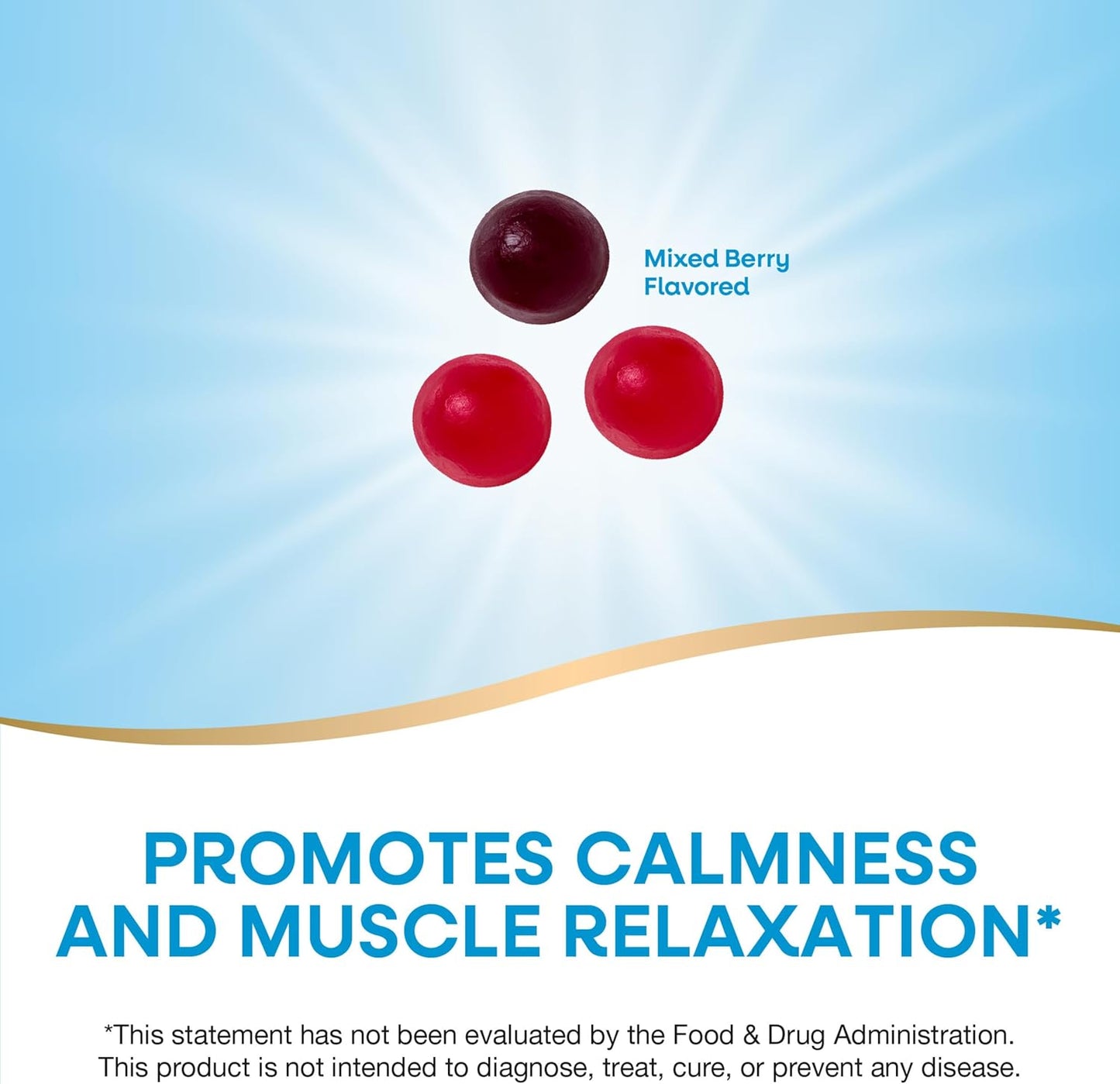 Magnesium Citrate Gummies for Calmness, Raspberry and Blackberry Flavor, 90 Gummies by Nature's Way