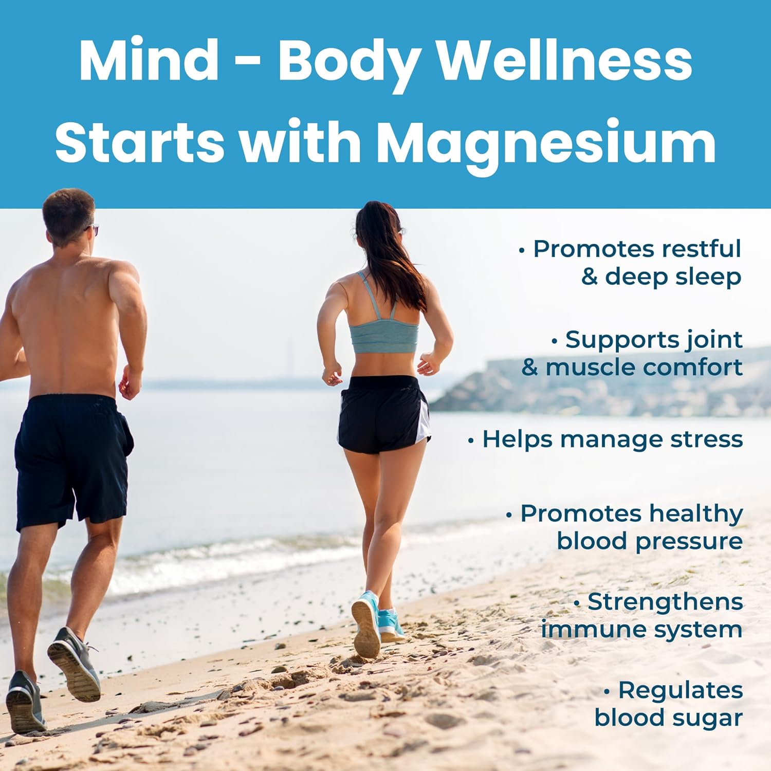 Magnesium Complex Supplement with Glycinate, Citrate, Malate & Oxide - Tablets for Digestion, Sleep, Heart Health, & Energy - 120 CountMagnesium Vitamins