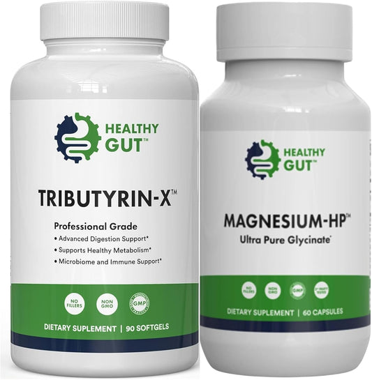 Magnesium HP and Tributyrin-X Bundle | 60 Servings of Magnesium and 90 Servings of Tributyrin-X