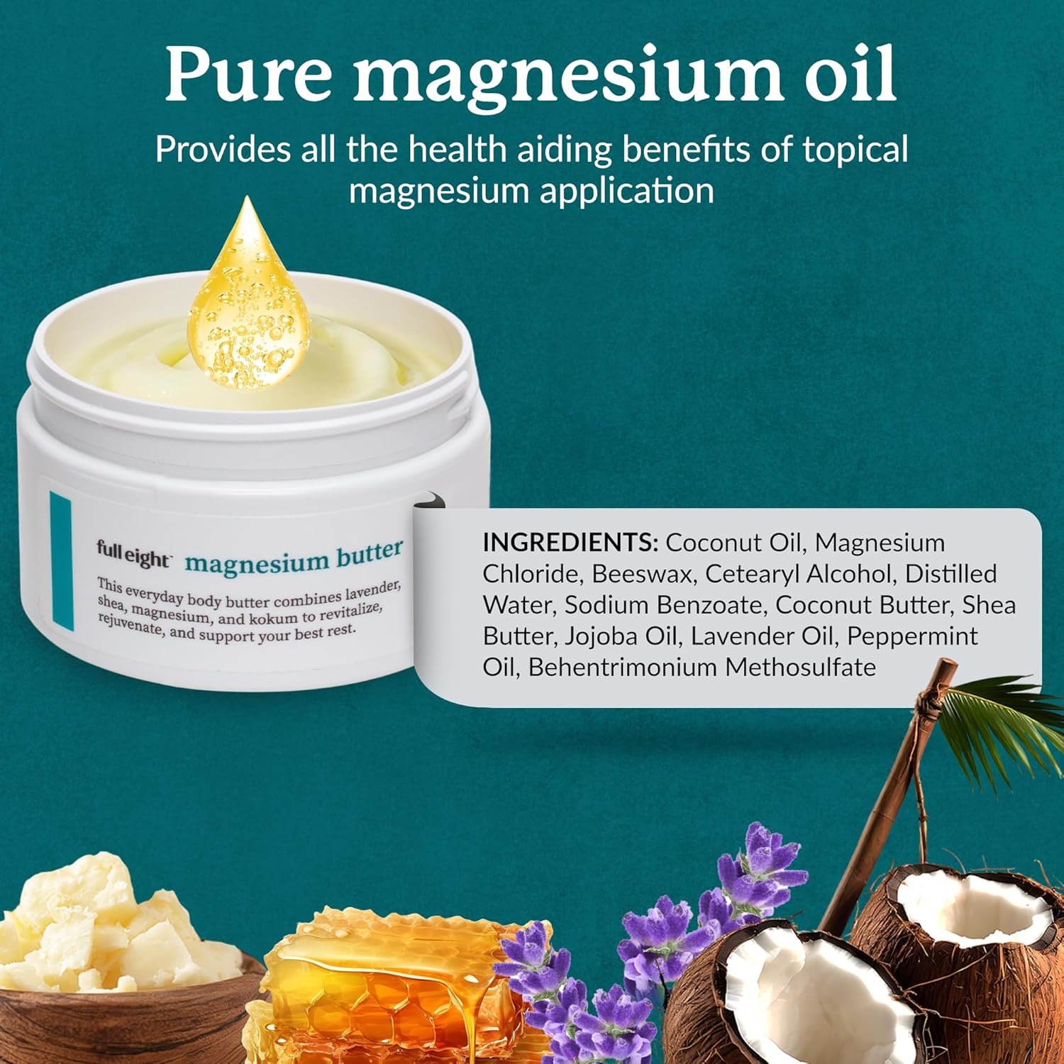 Magnesium Wellness Bundle: Capsules, Body Butter, and Cooling Gel Set - Natural Support for Sleep, Muscles, and Comfort