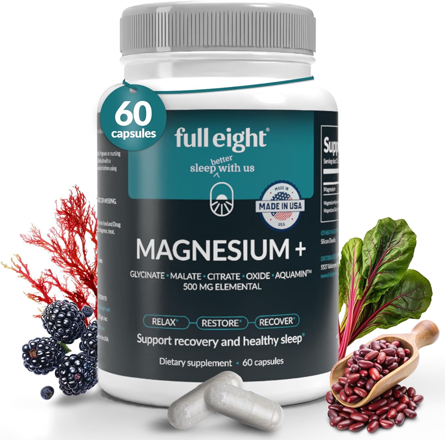 Magnesium Wellness Bundle: Capsules, Body Butter, and Cooling Gel Set - Natural Support for Sleep, Muscles, and Comfort