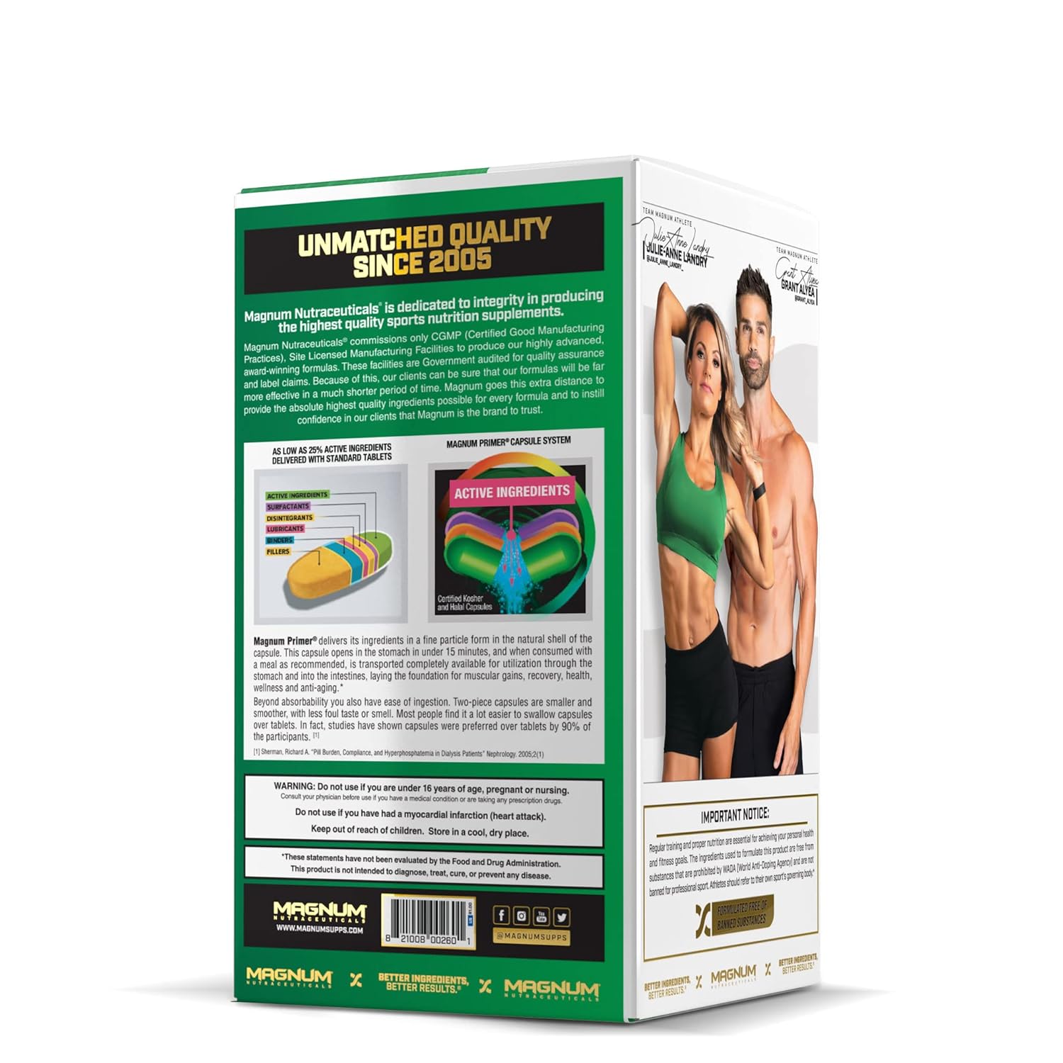 Magnum Nutraceuticals Vitamin Packs - Daily Nutrient Supplement for Men & Women, Travel-Friendly Multivitamin Supporting Heart, Joint, Digestive, & Organ Health (30 Servings)
