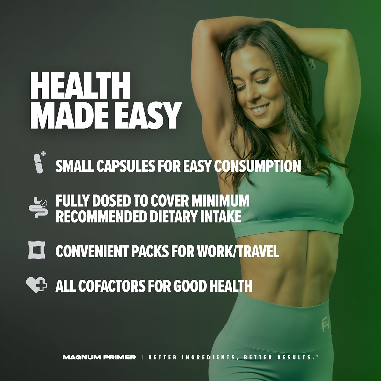 Magnum Nutraceuticals Vitamin Packs - Daily Nutrient Supplement for Men & Women, Travel-Friendly Multivitamin Supporting Heart, Joint, Digestive, & Organ Health (30 Servings)