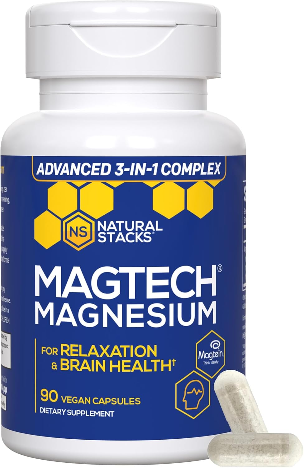 Magtech Magnesium & Focus Bites Bundle - Promotes Brain Health & Focus - 120 Pieces