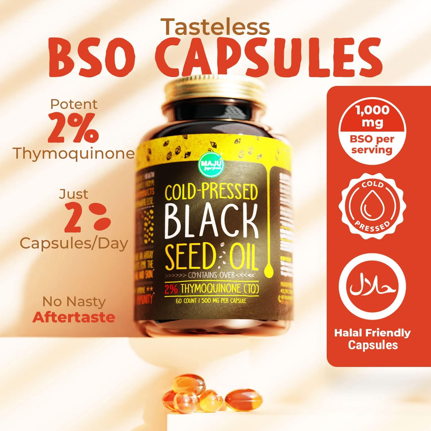 Maju Superfoods Black Seed Oil Bundle - Gummies, Capsules, & Liquid - 3-in-1 Pack