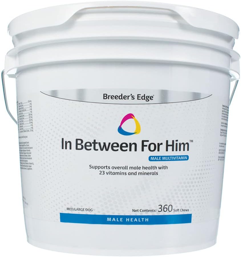 Male Dog Multivitamin: Revival Animal Health Breeder's Edge in Between for Him - 360 ct