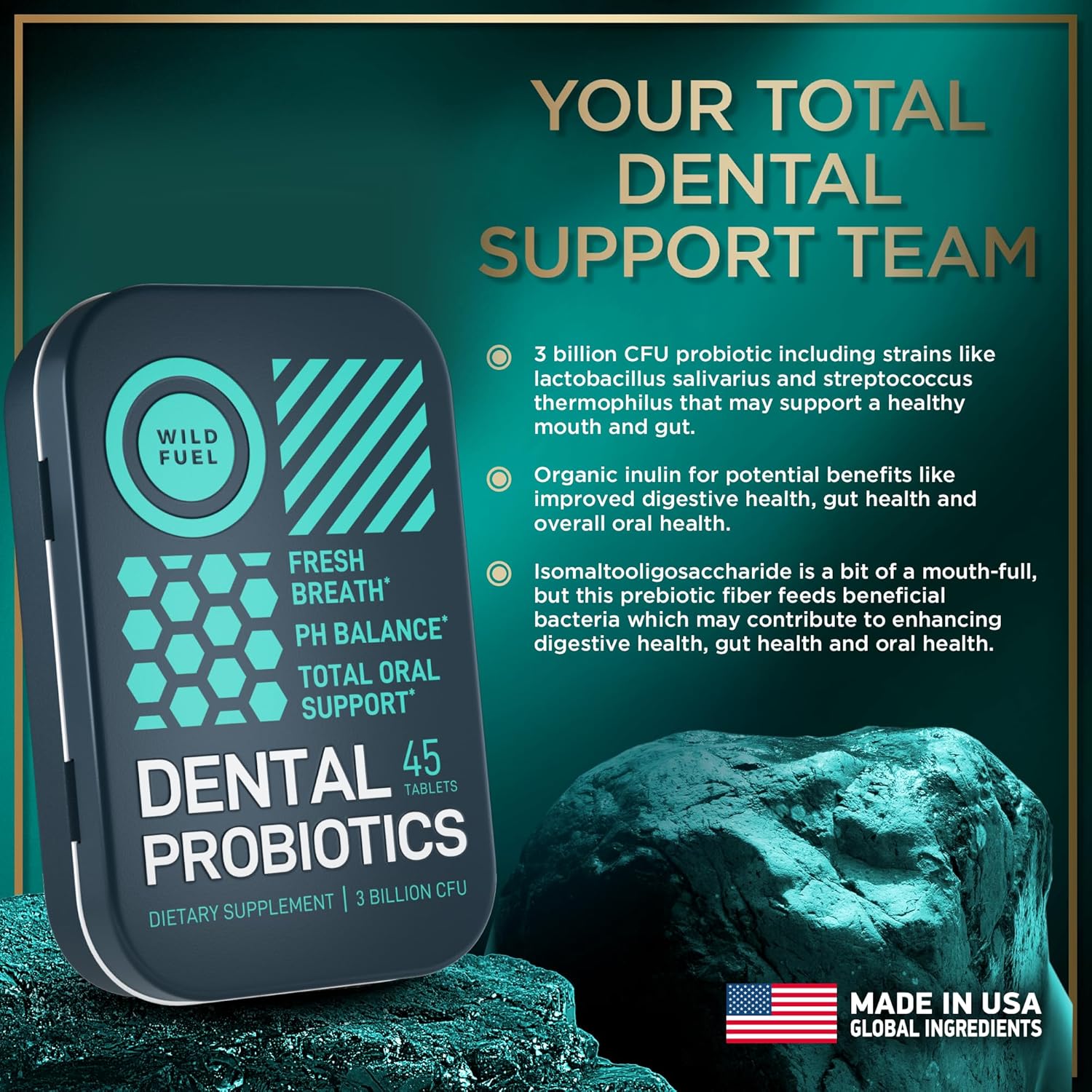 Male Fertility and Dental Probiotics Bundle for Health and Wellness - WILD FUEL