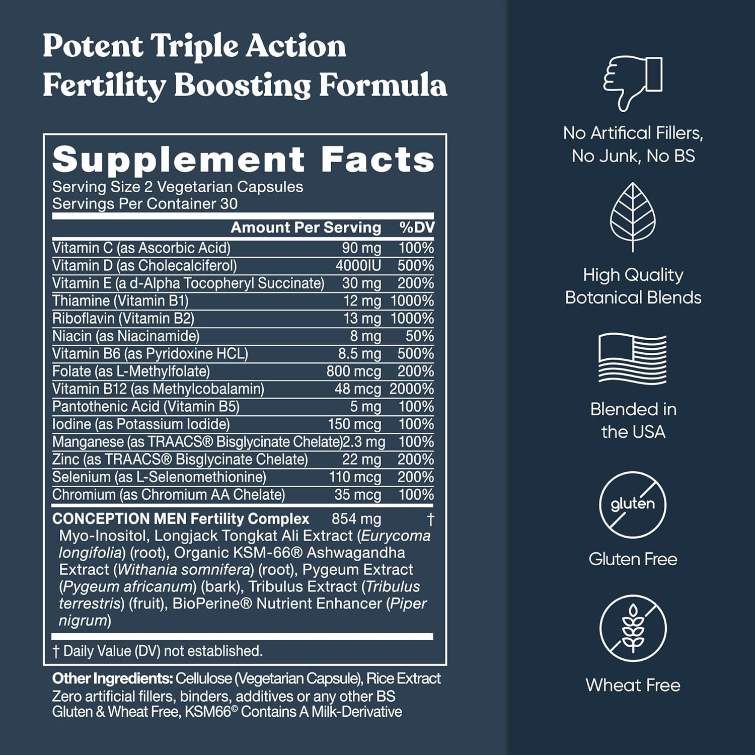 Male Fertility Booster & Prenatal Supplement with 9-in-1 Liver Support Bundle for Him
