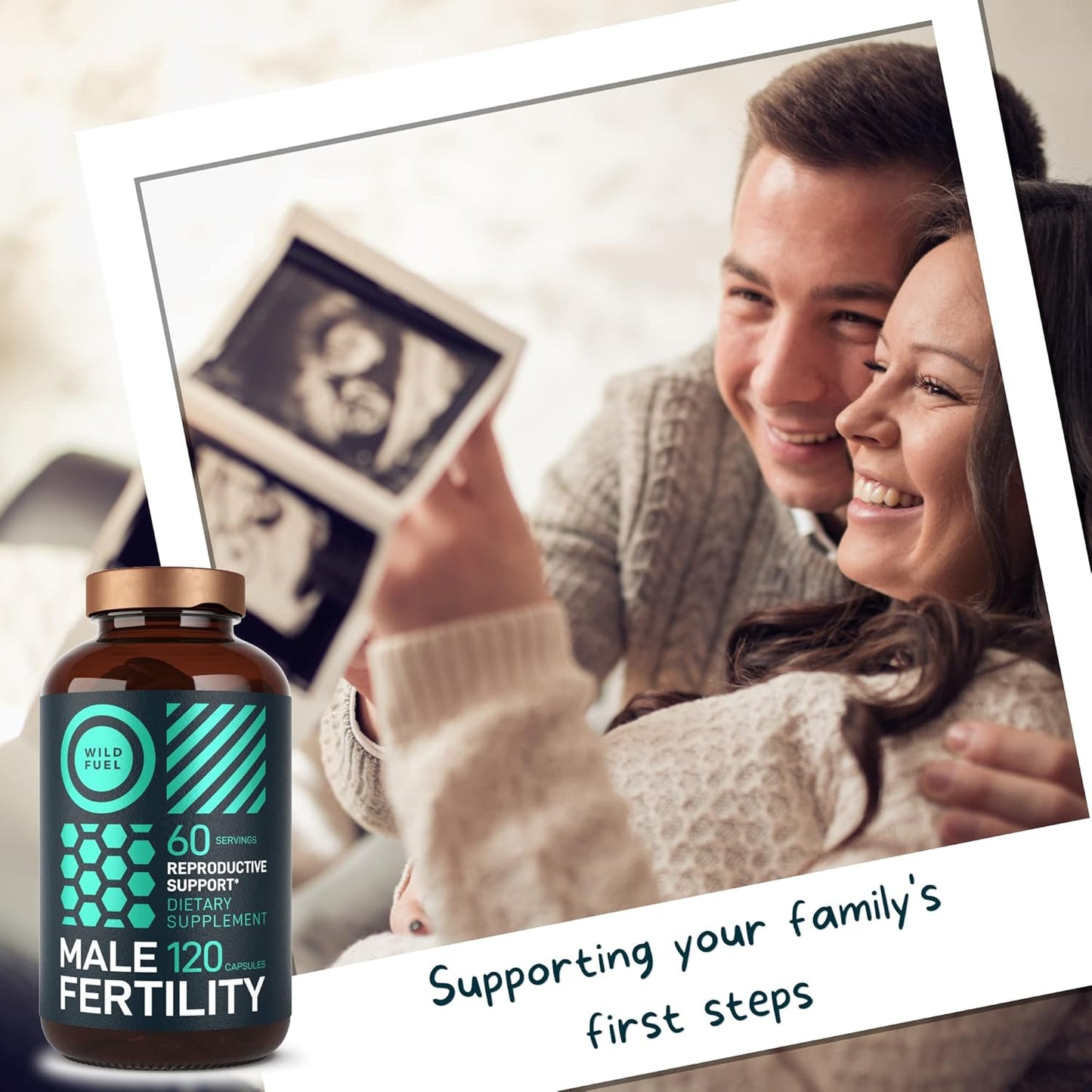 Male Fertility Supplement and Liquid B12 Bundle for Men's Health and Energy Boost