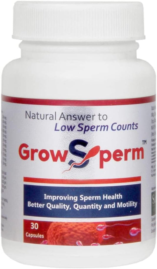 Male Fertility Supplement: Natural Solution for Low Sperm Count - 30 Veg Capsules for Sperm Count and Motility Boost