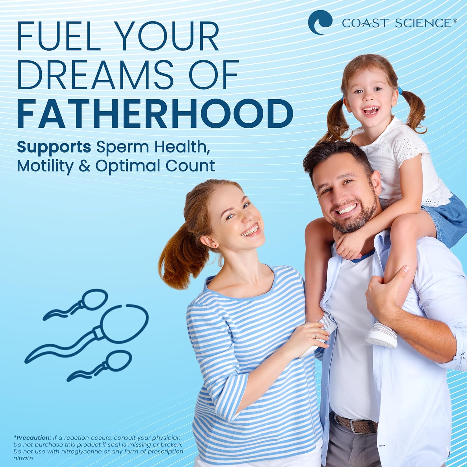 Male Fertility Supplement with CoQ10, Ashwagandha, and PQQ - Sperm Health and Count Booster - 120 Capsules