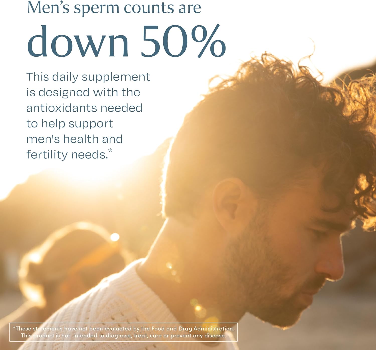 Male Fertility Supplement with CoQ10, Vitamins, and Antioxidants - 120 Capsules for Conception and Wellness