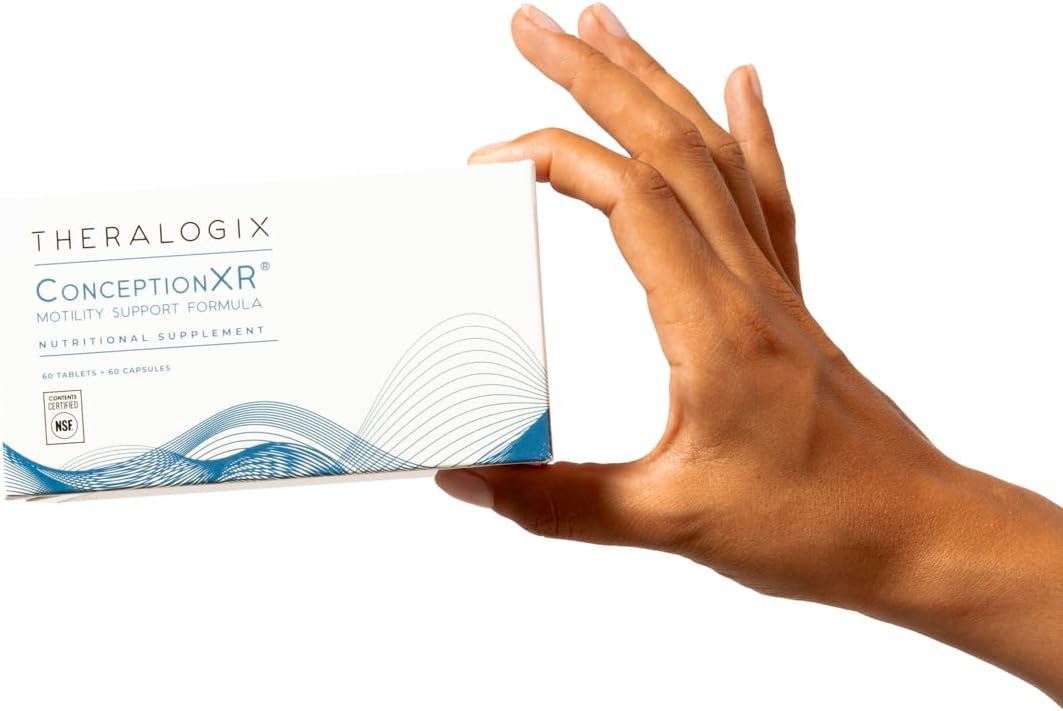 Male Fertility Supplements for Sperm Health - NSF Certified, 360 Count (Pack of 3) - Theralogix ConceptionXR Motility Support Formula - Men's Preconception Vitamins