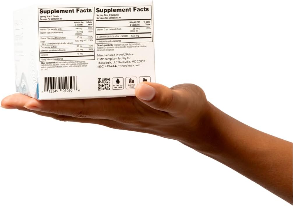 Male Fertility Supplements for Sperm Health - NSF Certified, 360 Count (Pack of 3) - Theralogix ConceptionXR Motility Support Formula - Men's Preconception Vitamins