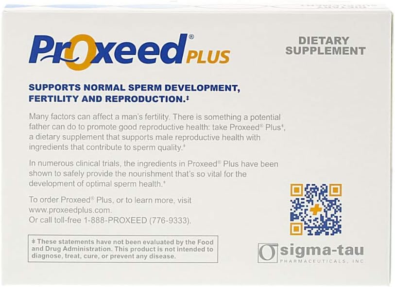 Male Fertility Support Supplement - Proxeed Plus, 270 Servings, 9 Boxes