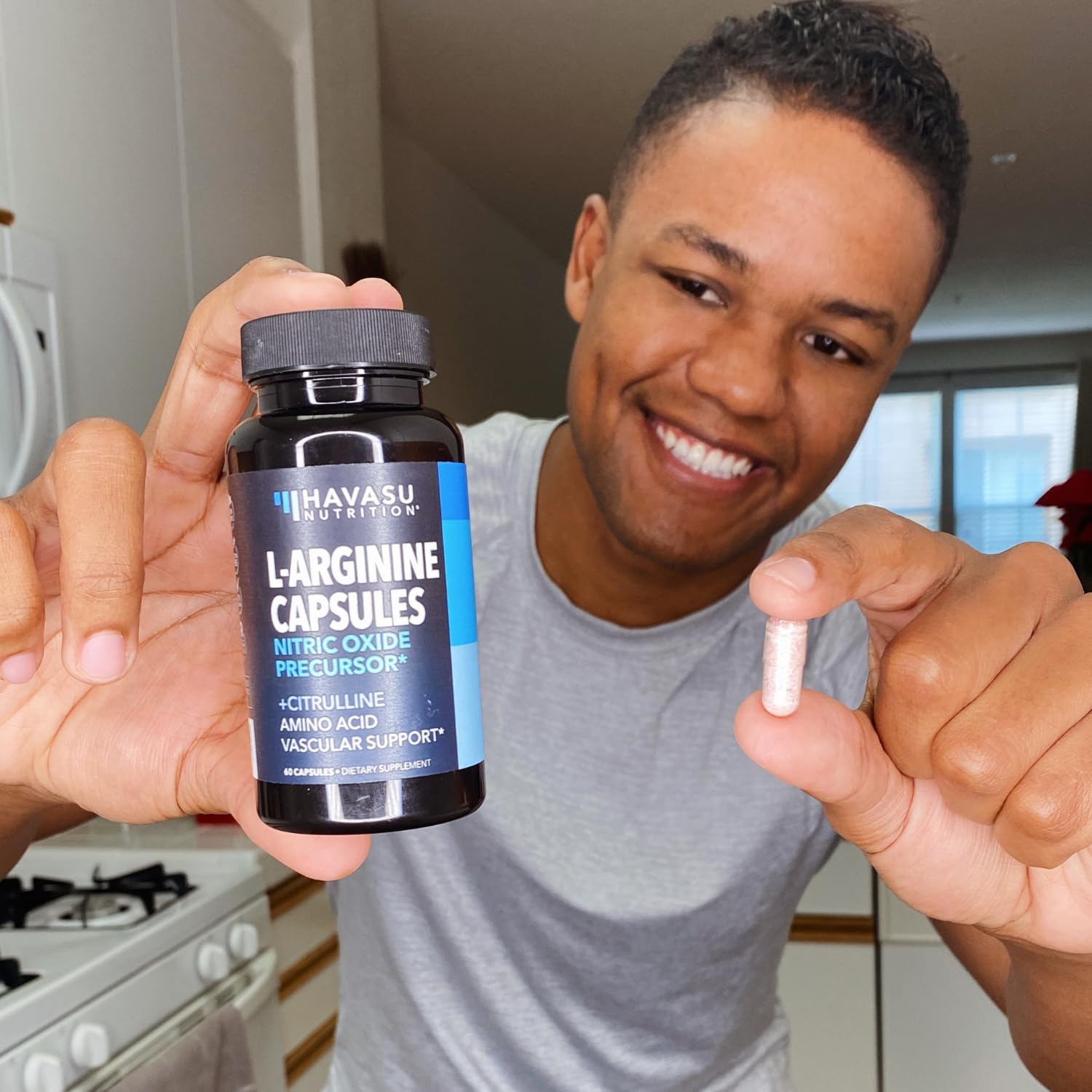 Male Performance & Endurance Bundle: HAVASU NUTRITION L Arginine, Horny Goat Weed, Saw Palmetto Supplement