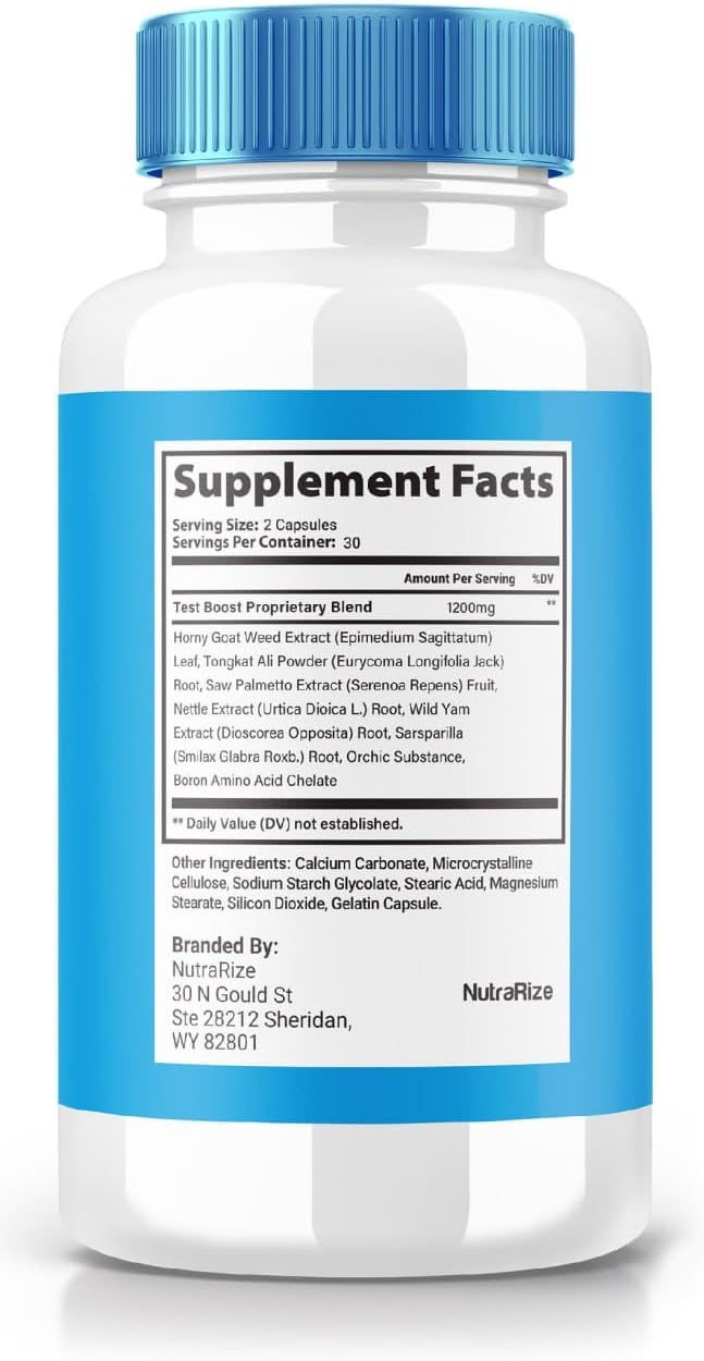 Male Well-Being Supplement - NutraRize DevigorMax Pills for Men to Support Healthy & Active Lifestyle, Promotes Overall Wellness (60 Caps)