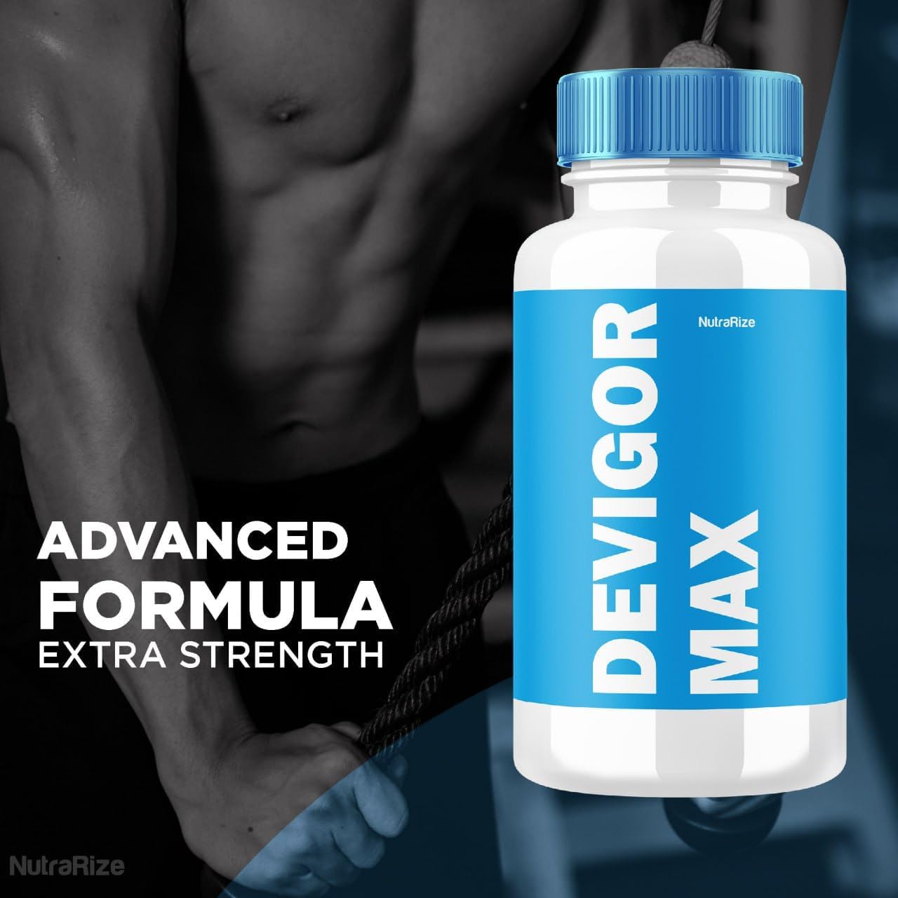 Male Well-Being Supplement - NutraRize DevigorMax Pills for Men to Support Healthy & Active Lifestyle, Promotes Overall Wellness (60 Caps)
