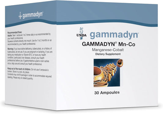 Manganese-Cobalt Oligo-Element Supplement | UNDA GAMMADYN Mn-Co | 30 Ampoules