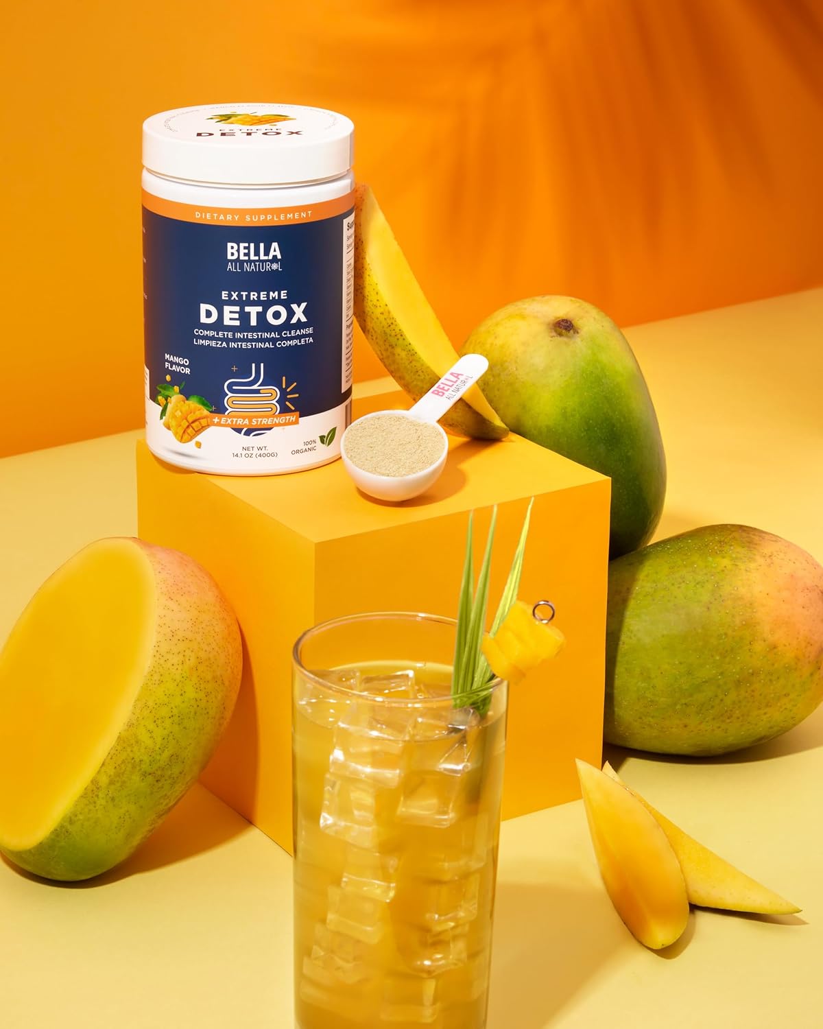 Mango Detox Powder - Pure and Natural Bella Detox Formula