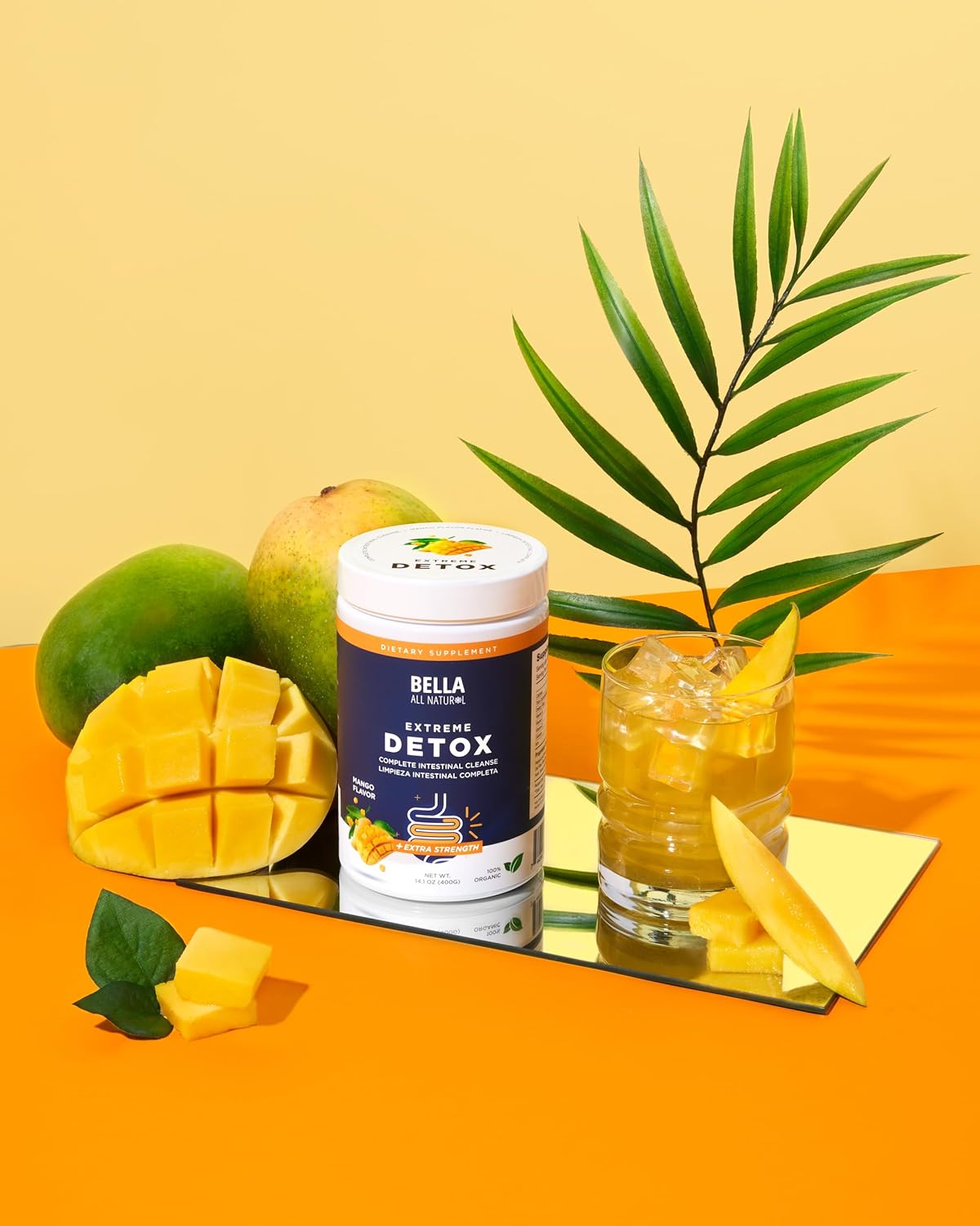 Mango Detox Powder - Pure and Natural Bella Detox Formula