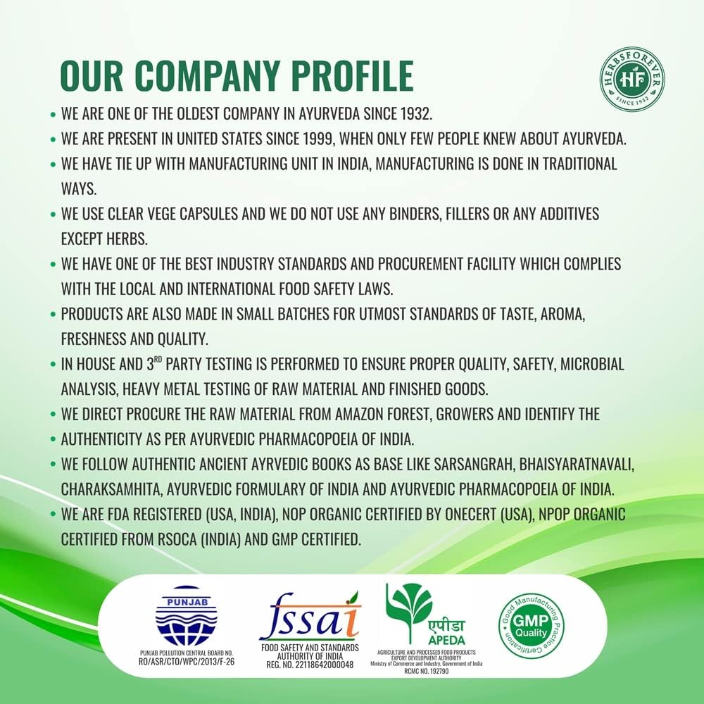 Manjishtadi Kwath Capsules - Ayurvedic Blood Purifier & Skin Itching Support - 90 Vege Capsules - 800mg